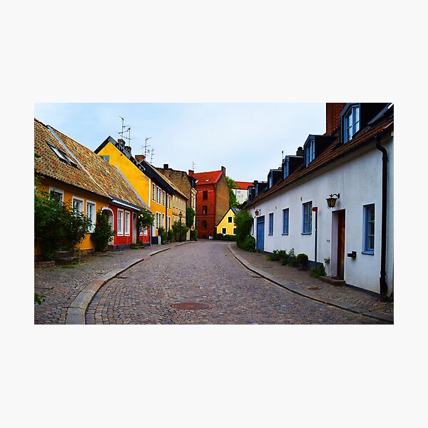 Item preview, Adelgaten - Cute Street in Lund, Sweden designed and sold by MelShrimpy.