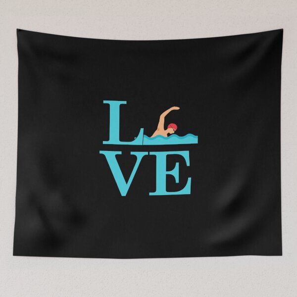 Item preview, Love Swimming Classic T-Shirt designed and sold by megandebbiesc.