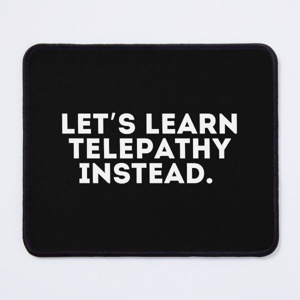 Item preview, Let’s learn telepathy instead designed and sold by LivingOnce.