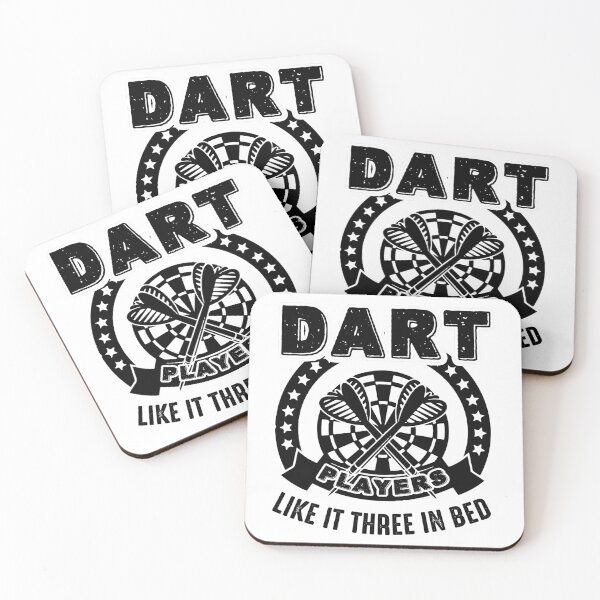 Artikelvorschau, Darts - Dartspieler mögen es drei im Bett entworfen und verkauft von UnknownArtistt.