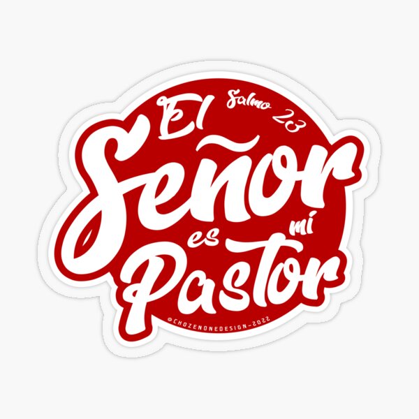 Salmo 23 - Pastor - Sticker