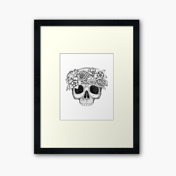 Item preview, Flowerskull designed and sold by Charlotte Celius Bjørvik.