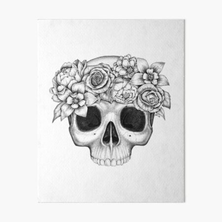Item preview, Flowerskull designed and sold by Charlotte Celius Bjørvik.
