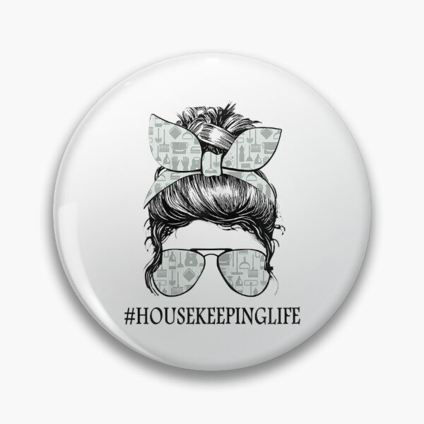 Item preview, Womens Funny House Keeping Life Messy Bun Hair Women Mother's Day designed and sold by Felixlagerfeld.