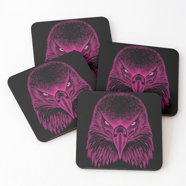 Item preview,  AWESOME INTENSE EAGLE PORTRAIT magenta designed and sold by THE AMERICAN TEEVANGELIST.