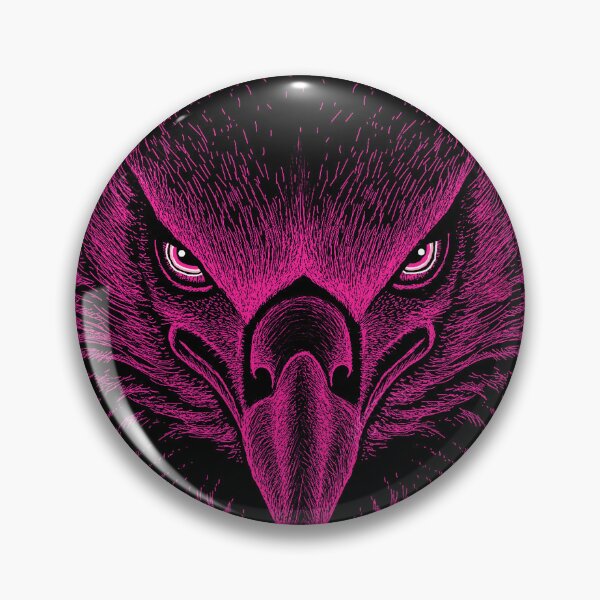 Item preview,  AWESOME INTENSE EAGLE PORTRAIT magenta designed and sold by THE AMERICAN TEEVANGELIST.