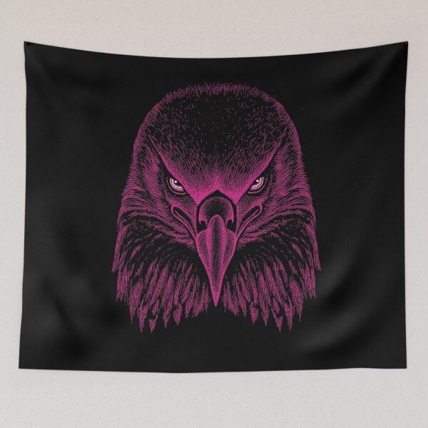 Item preview,  AWESOME INTENSE EAGLE PORTRAIT magenta designed and sold by THE AMERICAN TEEVANGELIST.