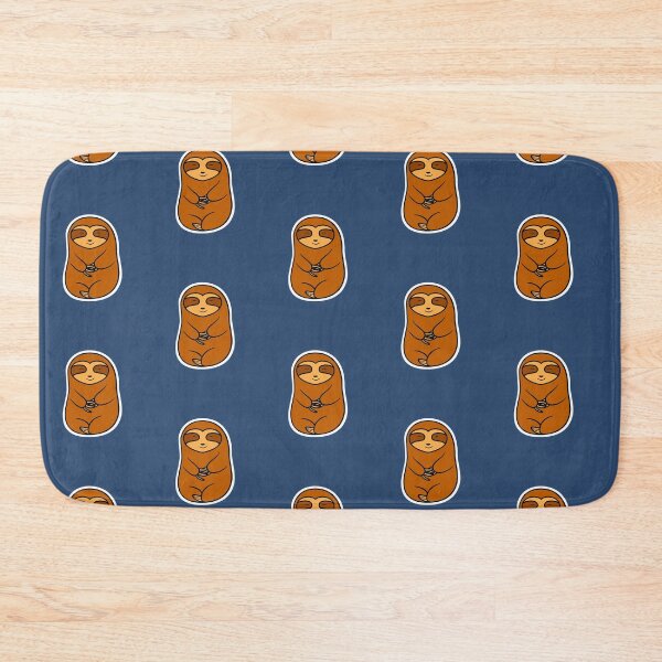 Item preview, Happy Cozy Brown Sloth Bear designed and sold by SubtleSplit.