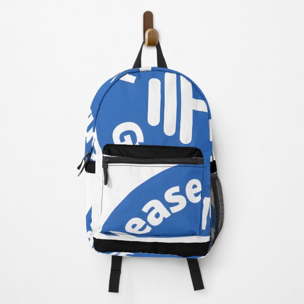 Item preview, Please Sanitize gym equipment - Rounded Sign, Blue and White Poster designed and sold by brazaoofosuae.