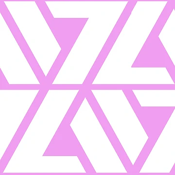 Artwork thumbnail, Cute Tessellation Triangular Tiling Pattern by Mindi Maxine