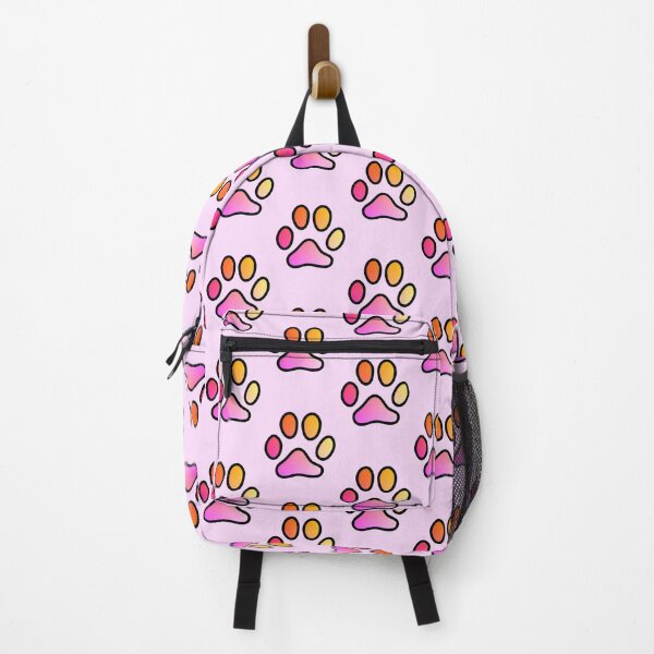 Item preview, Warm colour gradient paw print designed and sold by Camilla Wynter.