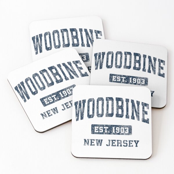 Item preview, Woodbine New Jersey NJ Vintage Athletic Sports Design designed and sold by Felixlagerfeld.
