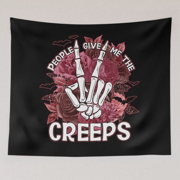 Item preview, People Give Me The Creeps designed and sold by FreakamaGeek.