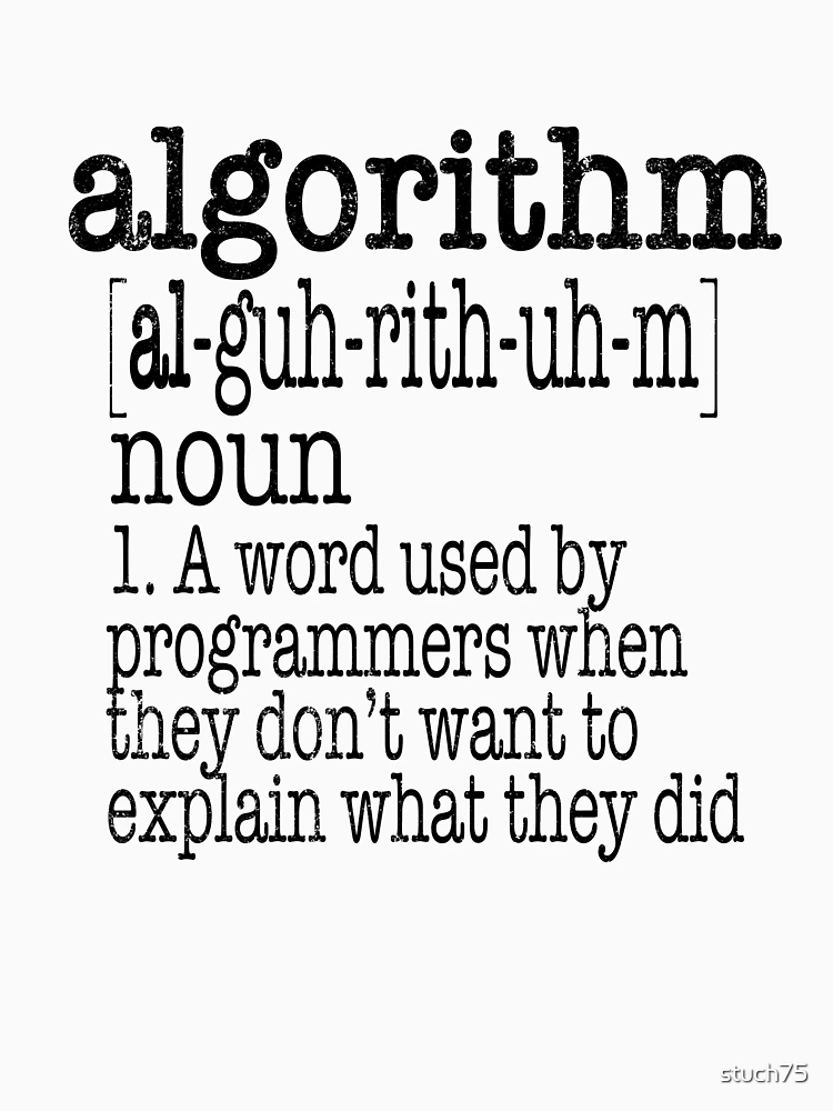Thumbnail 6 of 6, Pullover Hoodie, Algorithm Computer Programmer Definition designed and sold by stuch75.