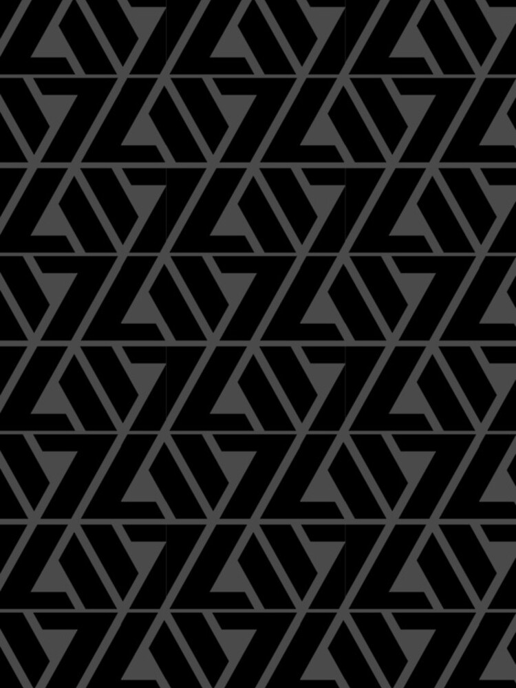 Thumbnail 4 of 4, iPhone Case, Cool Tessellation Triangular Tiling Pattern designed and sold by BetterBot.
