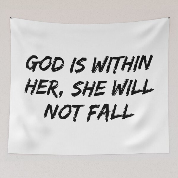 Item preview, God Is Within Her She Will Not Fall Psalm 46:5 designed and sold by allysmar.