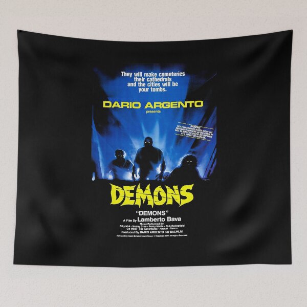 Item preview, Demons 1985 Lamberto Bava Dario Argento Urbano Barberin Unique Exyu Movie Poster  designed and sold by erediadeb.