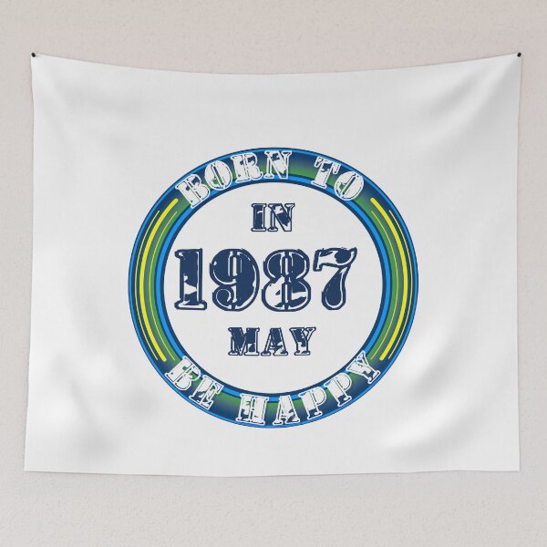 Aperçu de l'œuvre Born to be happy (May 1987) créée et vendue par GregDesign.