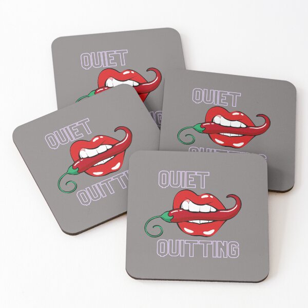 Item preview, Quiet Quitting, red lips eat chili designed and sold by pookamon14.