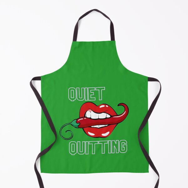 Item preview, Quiet Quitting, red lips eat chili designed and sold by pookamon14.