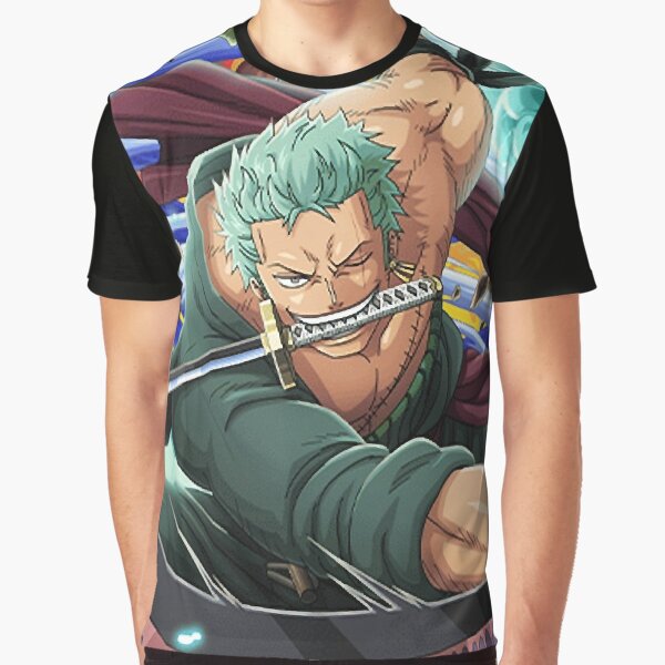 Camiseta One Piece Roronoa Zoro Haramaki Design