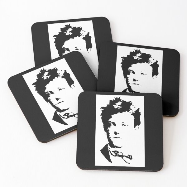Item preview, Poet Arthur Rimbaud Stencil Essential  designed and sold by brazaoofosuae.