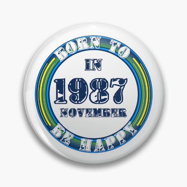 Item preview, Born to be happy (November 1987) designed and sold by GregDesign.