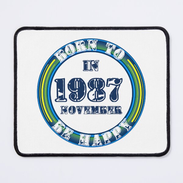 Item preview, Born to be happy (November 1987) designed and sold by GregDesign.
