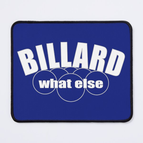 Item preview, Billiards what else, billiards motif for 10-ball, 9-ball and 8-ball pool players, billiards players designed and sold by ChrUzDesigner.