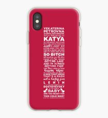 Katya Read U Wrote U iPhone Case