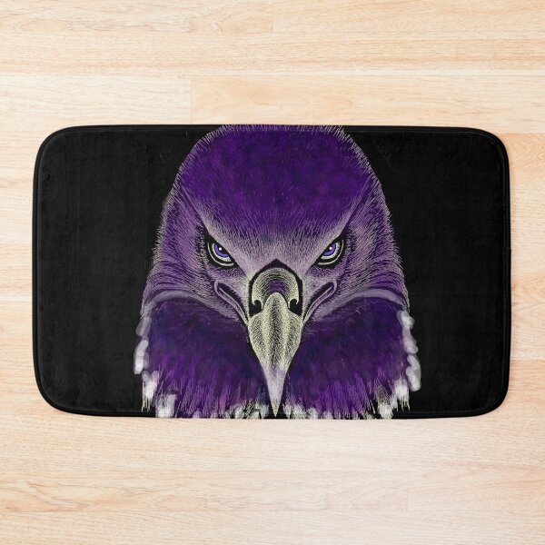 Item preview, AWESOME INTENSE EAGLE PORTRAIT purple designed and sold by THE AMERICAN TEEVANGELIST.