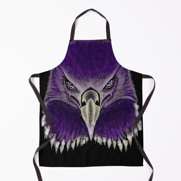 Item preview, AWESOME INTENSE EAGLE PORTRAIT purple designed and sold by THE AMERICAN TEEVANGELIST.