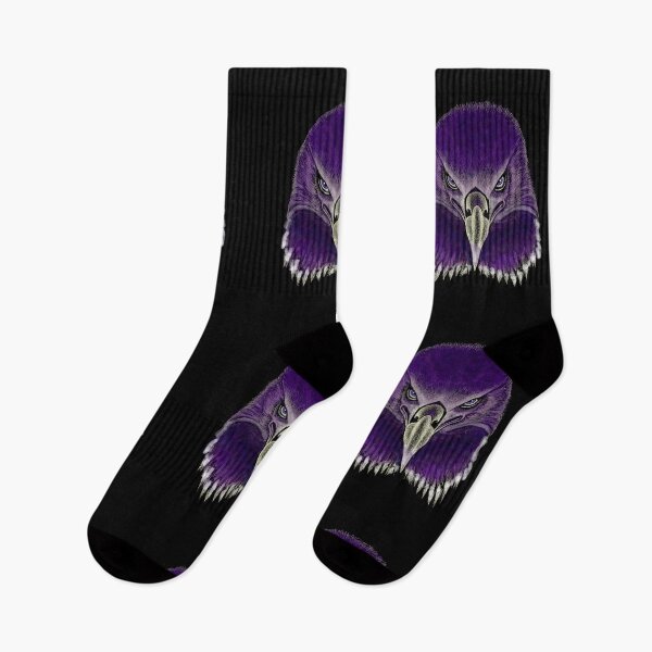 Item preview, AWESOME INTENSE EAGLE PORTRAIT purple designed and sold by THE AMERICAN TEEVANGELIST.