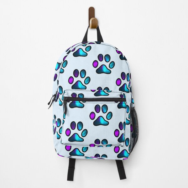 Item preview, Bright blue/purple paw print designed and sold by Camilla Wynter.
