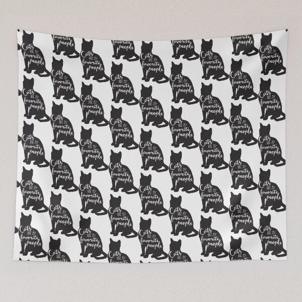Item preview, Cats are my favorite people designed and sold by Star Stream Design.