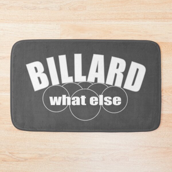 Item preview, Billiards what else, billiards motif for 10-ball, 9-ball and 8-ball pool players, billiards players designed and sold by ChrUzDesigner.