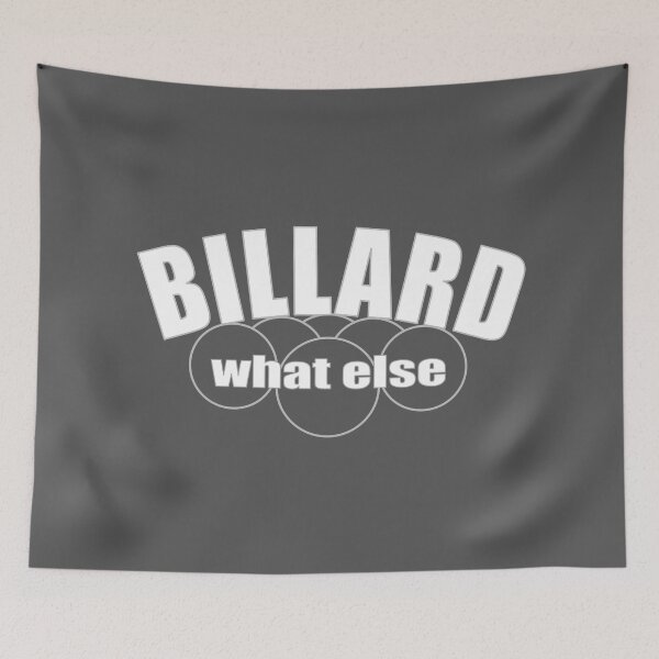 Item preview, Billiards what else, billiards motif for 10-ball, 9-ball and 8-ball pool players, billiards players designed and sold by ChrUzDesigner.