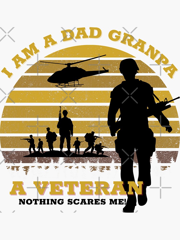 &ldquo;Veterans Before Refugees - I&rsquo;m A Dad Granpa a Veteran Nothing Scares