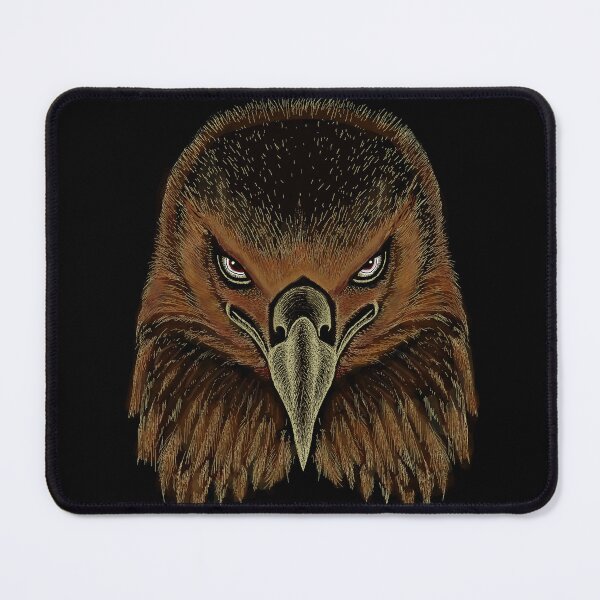 Item preview, AWESOME INTENSE EAGLE PORTRAIT natural designed and sold by THE AMERICAN TEEVANGELIST.