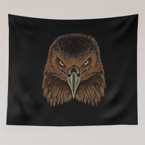 Item preview, AWESOME INTENSE EAGLE PORTRAIT natural designed and sold by THE AMERICAN TEEVANGELIST.