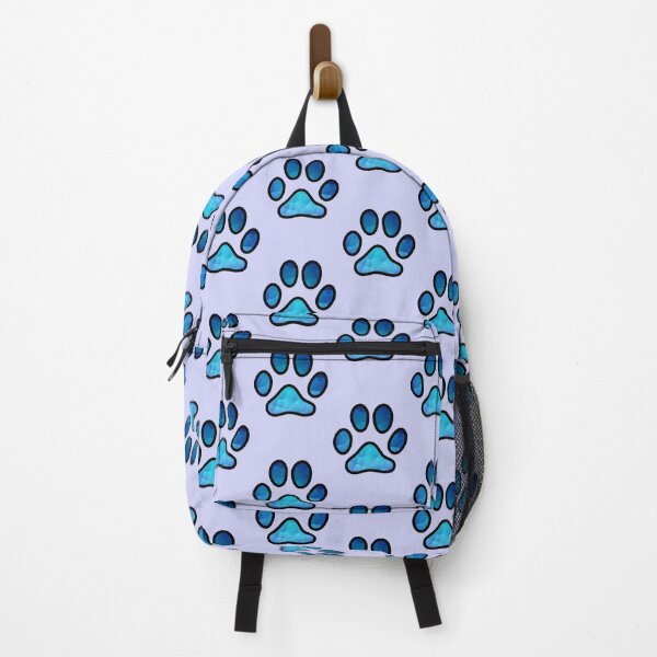 Item preview, Faceted blue paw print designed and sold by Camilla Wynter.