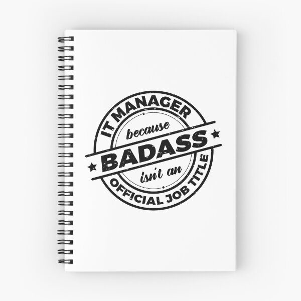 Item preview, IT Manager Because Badass Isnt An Official Job Title | IT Professional | Information Technology Science | Rough designed and sold by PerfectlySimple.