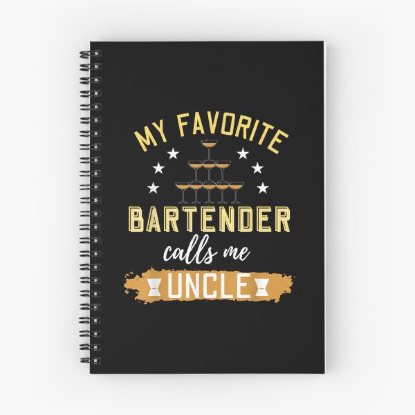 Item preview, Funny My Favorite Bartender Calls Me Uncle Design designed and sold by Felixlagerfeld.