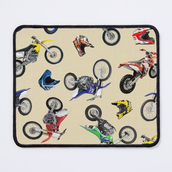 Item preview, Motocross Bikes And Helmets Pattern designed and sold by KeeleyEdwards47.