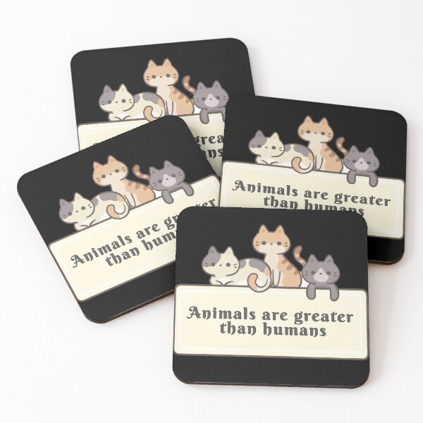 Item preview, Animals are greater than humans designed and sold by We Grow.
