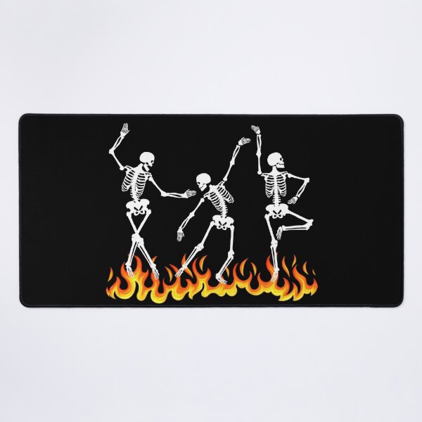 Item preview, Flame Dancer..  Halloween Skeletons dancing in flames designed and sold by Wonder & Whimsy.