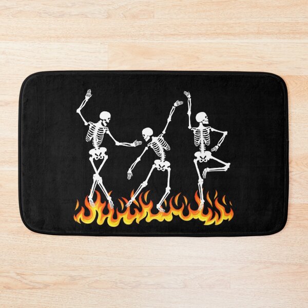 Item preview, Flame Dancer..  Halloween Skeletons dancing in flames designed and sold by ditzy-designs.