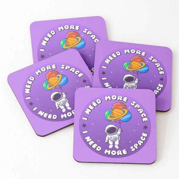 Item preview, I NEED MORE SPACE Astronaut Balloons designed and sold by everything4eva.