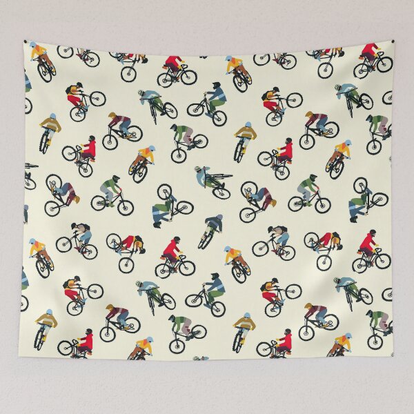 Item preview, Mountain Bikers Pattern designed and sold by KeeleyEdwards47.