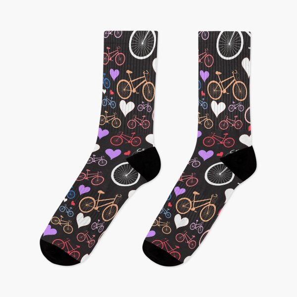 Item preview, Multicolor Bicycles And Hearts Pattern designed and sold by KeeleyEdwards47.